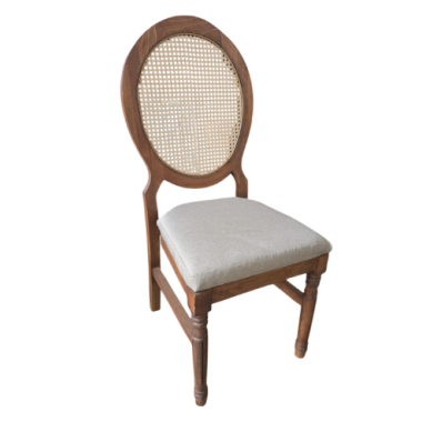 SILLA LUIS XV NOGAL BEJUCO